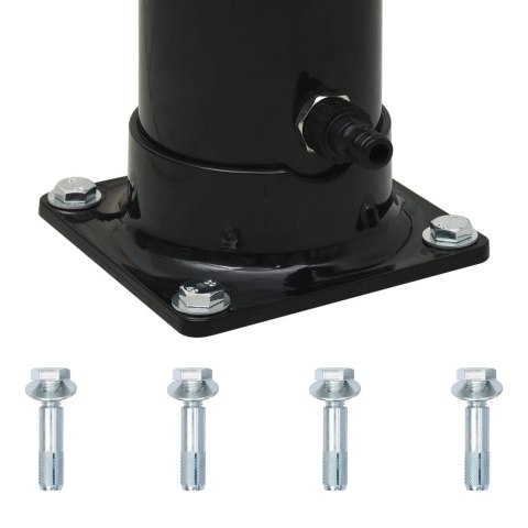 PRYSZNIC SOLARNY CZARNY 214CM 20L