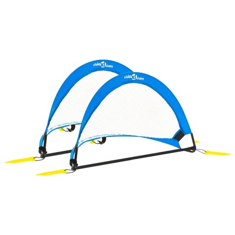 BRAMKI DO TRENINGU PIŁKARSKIEGO 2 SZT. 75,5X46X48CM