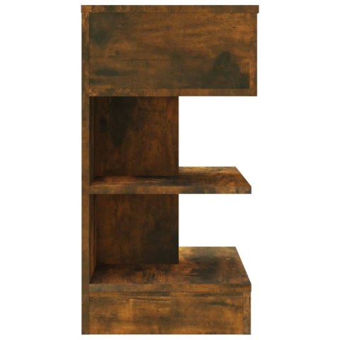 SZAFKI NOCNE 2 SZT. PRZYDYMIONY DĄB 40X35X65CM