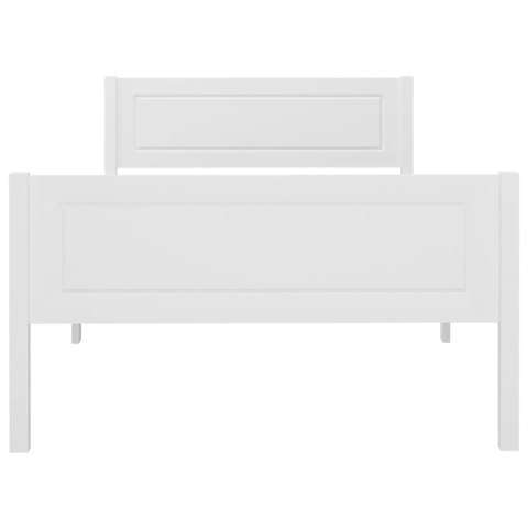 RAMA ŁÓŻKA Z GO DREWNA SOSNOWEGO BIAŁA 100X200CM