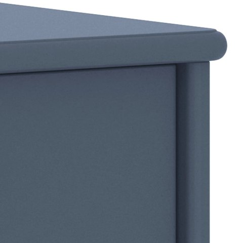 SZAFKA NOCNA JASNOSZARA 35X30X40CM DREWNO SOSNOWE