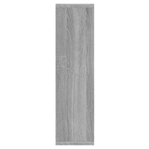 SZAFKA Z LUSTREM I LED SZARY DĄB SONOMA 76X15X55CM