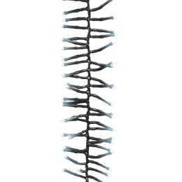 SZNUR LAMPEK LED 400 DIOD W KOLORZE ZIMNEJ BIELI 8 M PVC