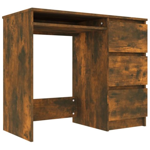 BIURKO PRZYDYMIONY DĄB 90X45X76CM