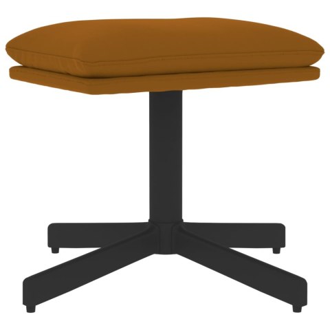 PODNÓŻEK BRĄZOWY 60X60X39CM AKSAMIT