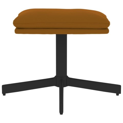 PODNÓŻEK BRĄZOWY 60X60X39CM AKSAMIT