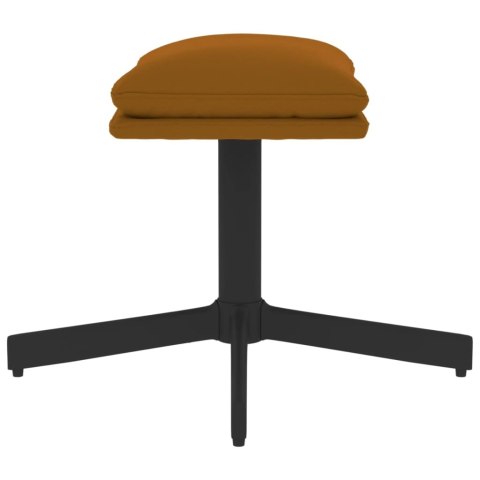 PODNÓŻEK BRĄZOWY 60X60X39CM AKSAMIT