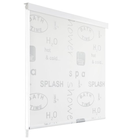 ROLETA PRYSZNICOWA 100X240CM Z NAPISAMI
