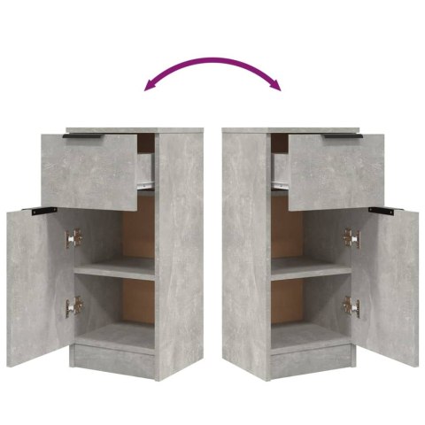 SZAFKI 2 SZT. SZARY BETON 30X30X70CM