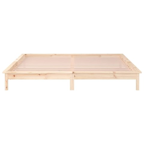 RAMA ŁÓŻKA Z LED 120X200CM DREWNO