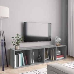 REGAŁ NA KSIĄŻKI POD TV SZARY DĄB SONOMA 143X30X36CM
