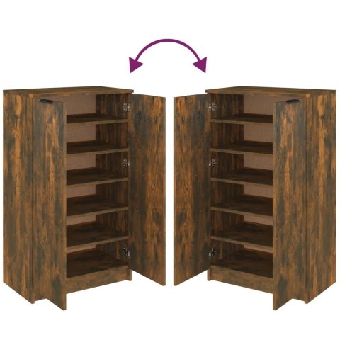 SZAFKA NA BUTY PRZYDYMIONY DĄB 59X35X100CM