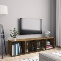 SZAFKA NA KSIĄŻKI POD TV PRZYDYMIONY DĄB 143X30X36CM