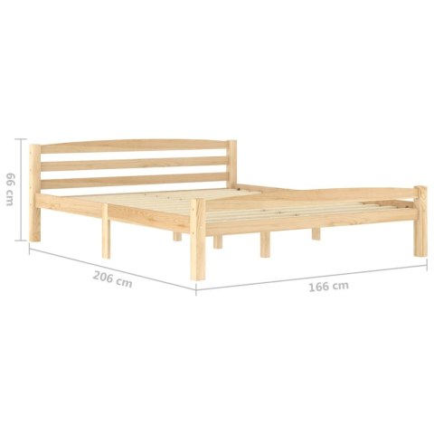 RAMA ŁÓŻKA Z DREWNA SOSNOWEGO 160X200CM