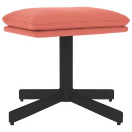 PODNÓŻEK RÓŻOWY 60X60X39CM AKSAMITNY