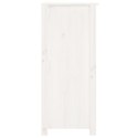 SZAFKA BIAŁA 70X35X80CM DREWNO SOSNOWE