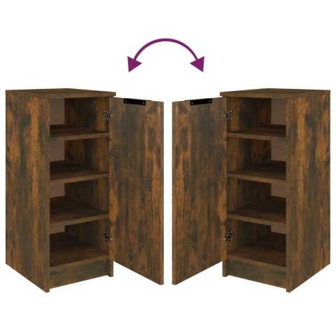 SZAFKA NA BUTY PRZYDYMIONY DĄB 30X35X70CM