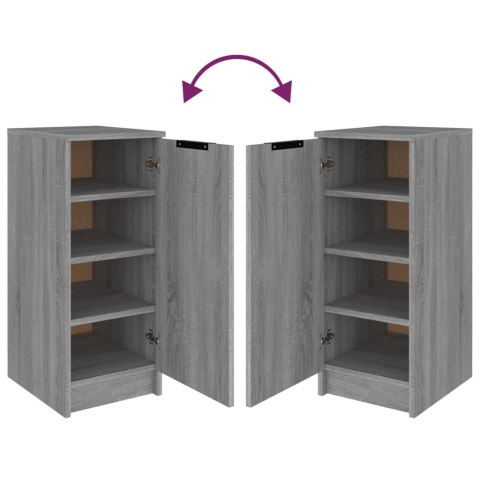 SZAFKA NA BUTY SZARY DĄB SONOMA 30X35X70CM