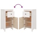 SZAFKI 2 SZT. BIAŁE 40X35X80CMDREWNO SOSNOWE