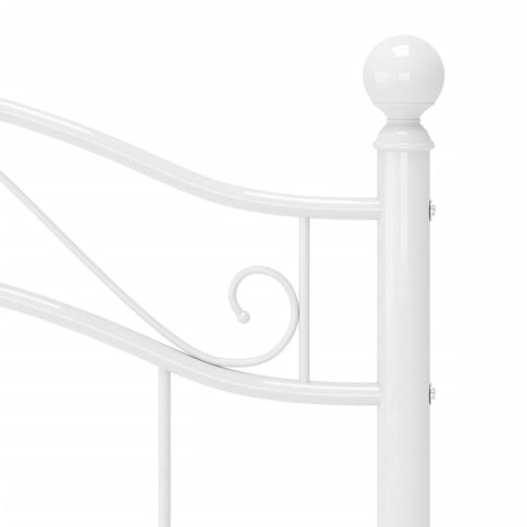 RAMA ŁÓŻKA BIAŁA METALOWA 90X200CM