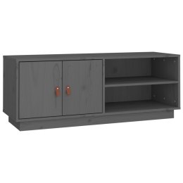 SZAFKA POD TV SZARA 105X34X40CM DREWNO SOSNOWE