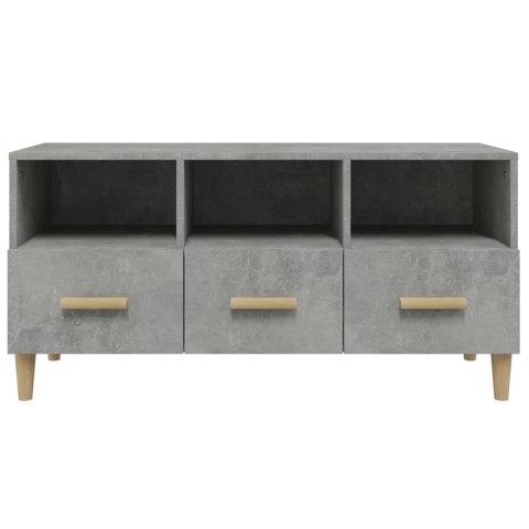 SZAFKA POD TELEWIZOR SZARY BETON 102X36X50CM