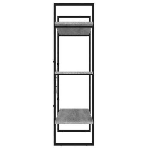 REGAŁ NA KSIĄŻKI SZARY DĄB SO100X30X105CM