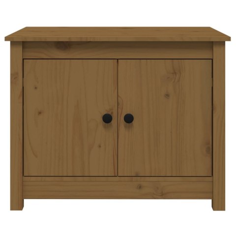 STOLIK KAWOWY MIODOWY BRĄZ 71X49X55CM LITE DREWNO SOSNOWE