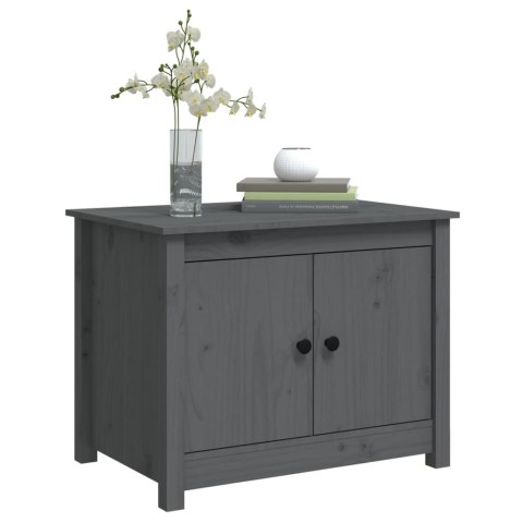 STOLIK KAWOWY SZARY 71X49X55CM LITE DREWNO SOSNOWE