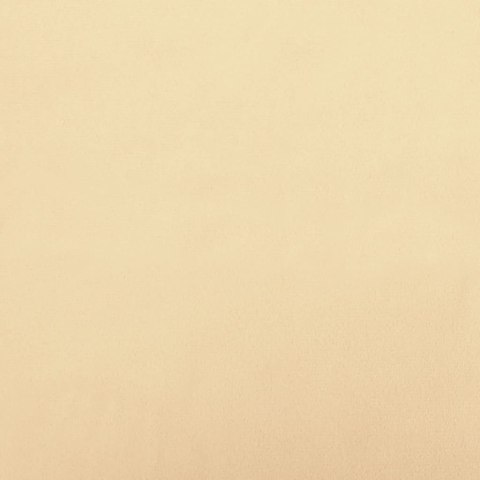 PODNÓŻEK KREMOWY 60X60X39CM OBITY AKSAMITEM