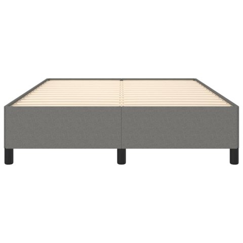 RAMA ŁÓŻKA CIEMNOSZARA 140X190CM TKANINA