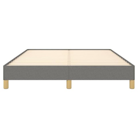 RAMA ŁÓŻKA CIEMNOSZARA 140X200CM TKANINA