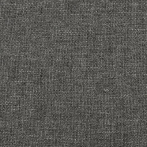 ŁÓŻKO KONTYNENTALNE CIEMNOSZARE 120X200CM TKANINA