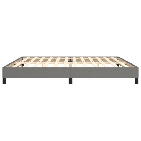 RAMA ŁÓŻKA CIEMNOSZARA 200X200CM TKANINA