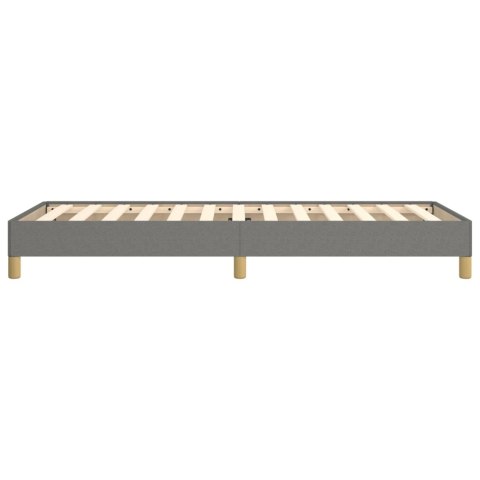 RAMA ŁÓŻKA CIEMNOSZARA 90X190CM TKANINA