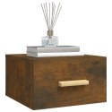 WISZĄCE SZAFKI NOCNE 2 SZT. PRZYDYMIONY DĄB 35X35X20CM