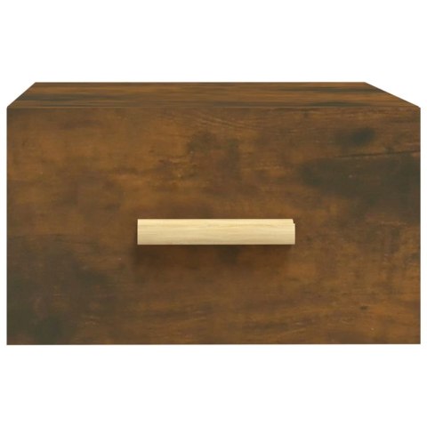 WISZĄCE SZAFKI NOCNE 2 SZT. PRZYDYMIONY DĄB 35X35X20CM