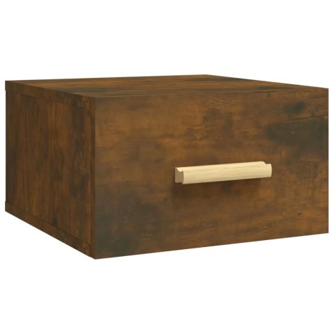 WISZĄCE SZAFKI NOCNE 2 SZT. PRZYDYMIONY DĄB 35X35X20CM