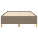 RAMA ŁÓŻKA KOLOR TAUPE 120X200CM OBITA TKANINĄ