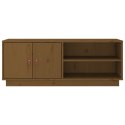 SZAFKA POD TV MIODOWY BRĄZ 105X34X40CM DREWNO SOSNOWE
