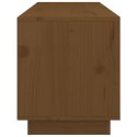SZAFKA POD TV MIODOWY BRĄZ 105X34X40CM DREWNO SOSNOWE