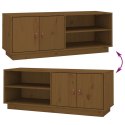 SZAFKA POD TV MIODOWY BRĄZ 105X34X40CM DREWNO SOSNOWE