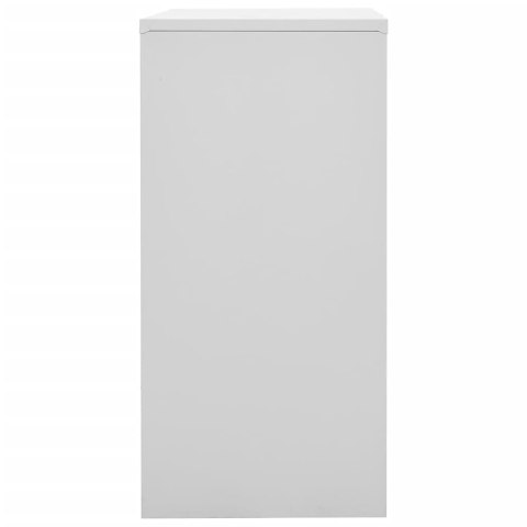 SZAFKI ZAMYKANE 5 SZT. JASNOSZARO-CZERWONE 90X45X92,5CM