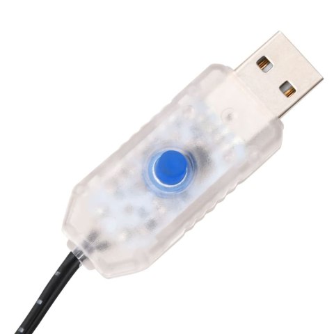 PALMA Z OŚWIETLENIEM 136 CIEPŁYCH BIAŁYCH LED 220CM