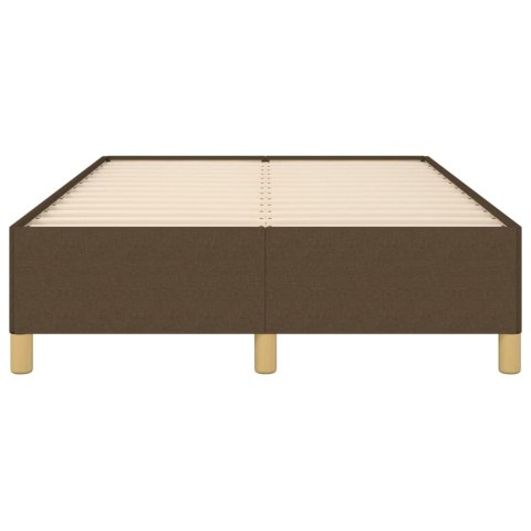 RAMA ŁÓŻKA CIEMNOBRĄZOWA 120X200CM TKANINA