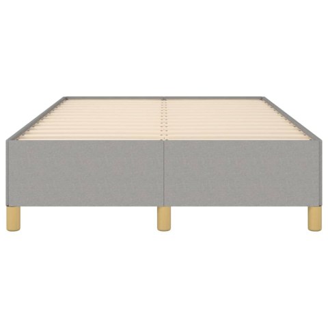 RAMA ŁÓŻKA JASNOSZARA 120X200CM TKANINA