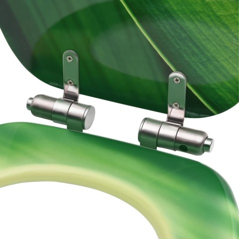 DESKI KLOZETOWE WOLNOOPADAJĄCE 2 SZT. ZIELONA KROPLA