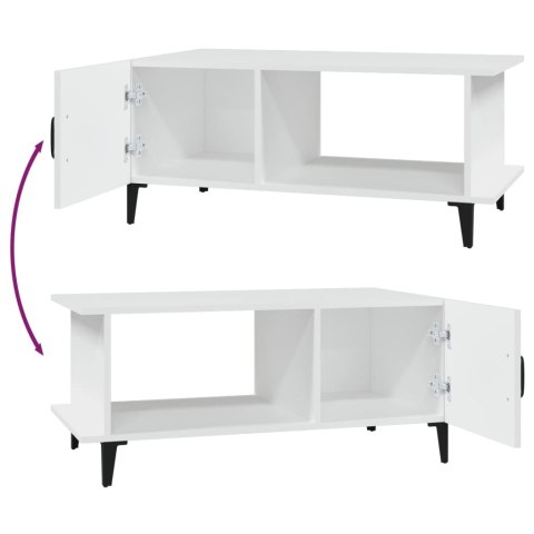 STOLIK KAWOWY BIAŁY 90X50X40CM