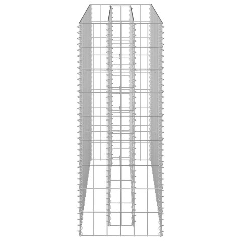 PODWYŻSZONA DONICA GABIONOWA STAL 90X30X90CM