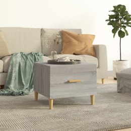 STOLIK KAWOWY SZARY DĄB SONOMA 50X50X40CM